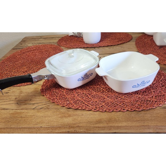 Other - VINTAGE CorningWare 3 piece‎ Set. Blue Cornflower.